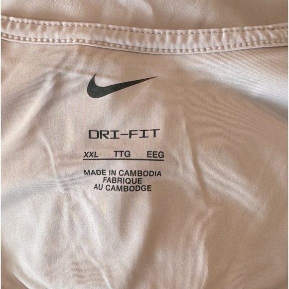 NIKE Dri-Fit Bliss Training Dress Empire Waist Sleeveless Taupe Size XXL NEW - Picture 10 of 13